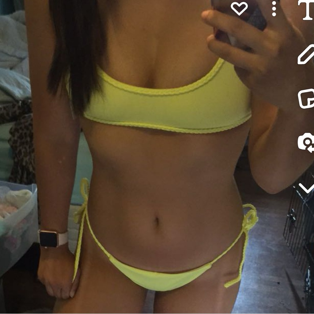Yellow bikini set
